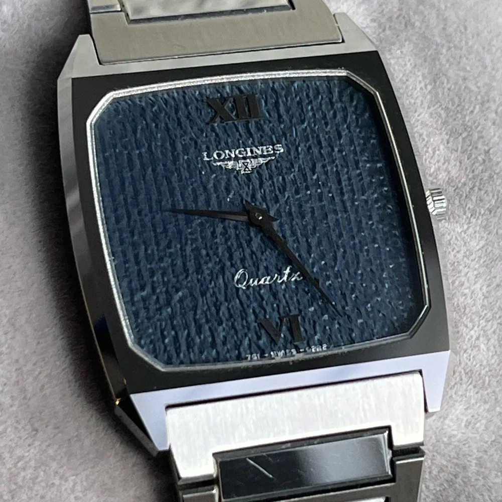 Longines Quartz men’s rectangular Watch (1982) - Picture 4 of 16
